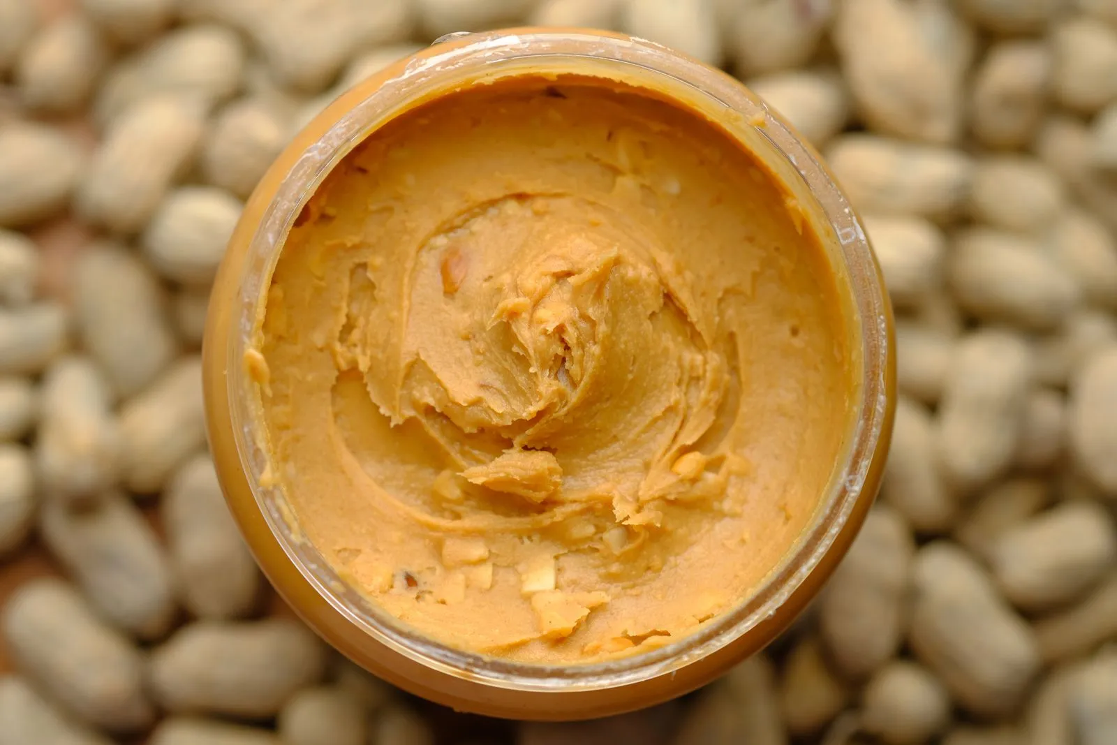 A jar of nut butter